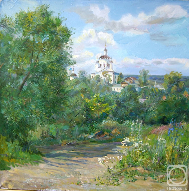 Chernysheva Marina. July noon. Monastery