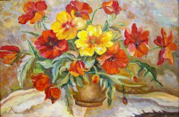 Flowers in a pot ( unknown copy). Chernysheva Marina