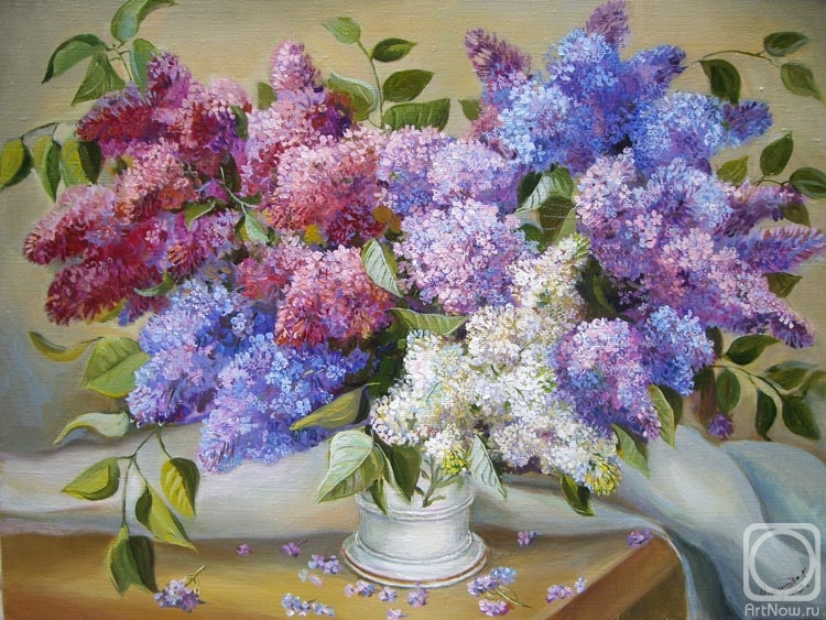 Chernysheva Marina. Lilacs in a vase