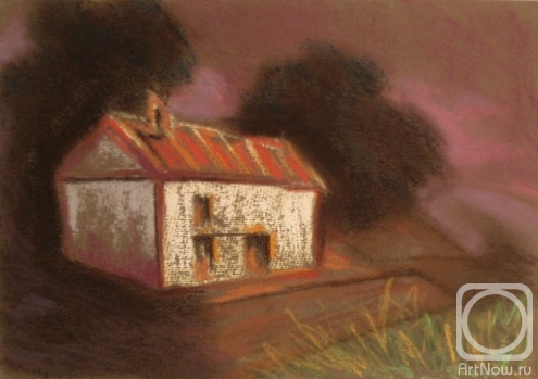 Lukaneva Larissa. Copy 14 (house at dusk)
