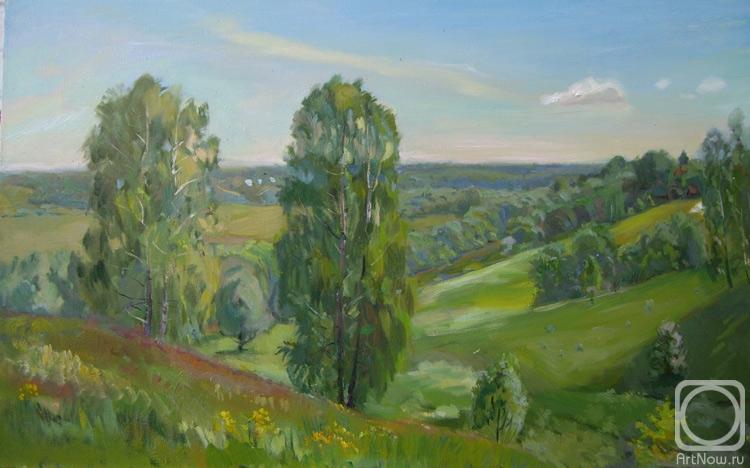 Chernysheva Marina. Hills.Summer