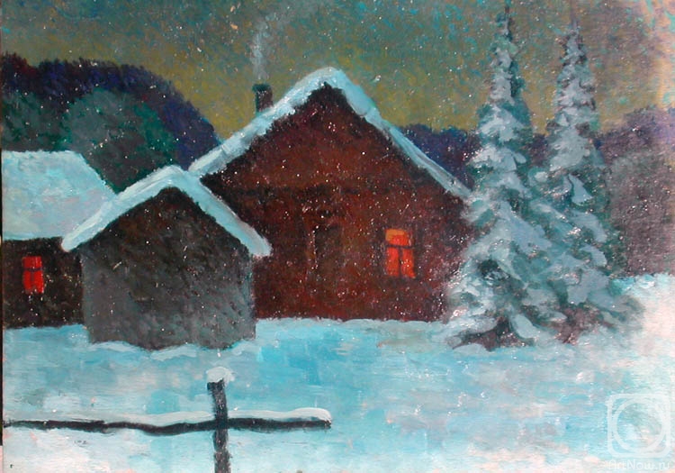 Petrov Valery. Winter. Evening