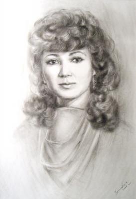 Portrait of a woman. Chernysheva Marina