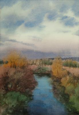 River Issa. Autumn. Shanin Vladimir