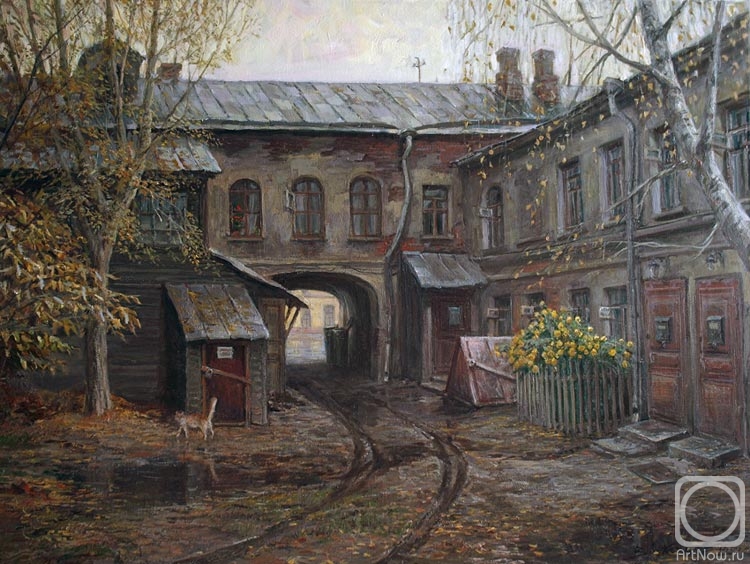 Loukianov Victor. Old Moscow Yard