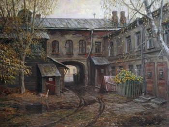 Old Moscow Yard. Loukianov Victor