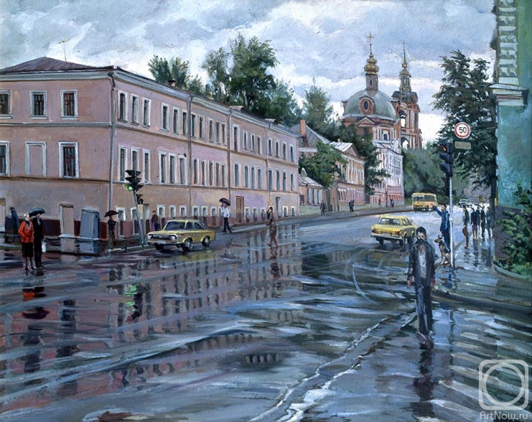 Loukianov Victor. Ulitsa Lukianova in rain