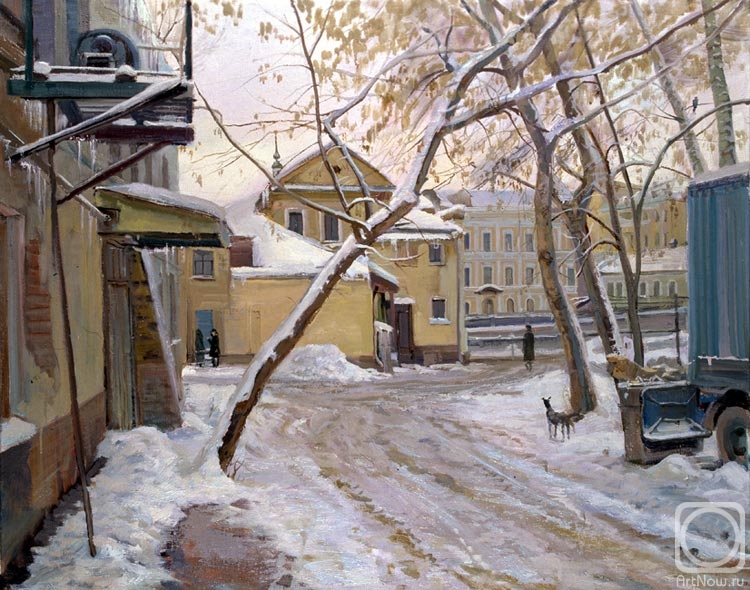 Loukianov Victor. Old Yard near Obvodnoi Canal