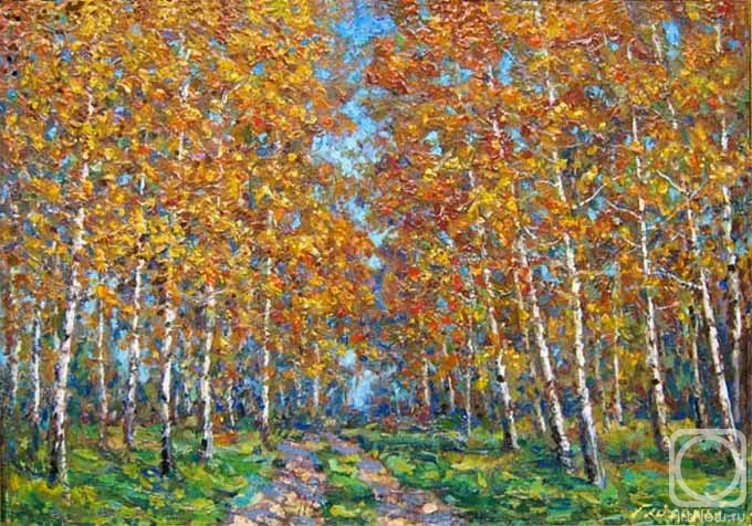 Gaiderov Michail. Autumn. Birch Grove