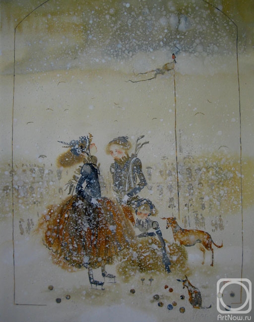 Luchkina Yulia. Day of a golf