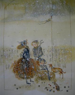 Day of a golf. Luchkina Yulia