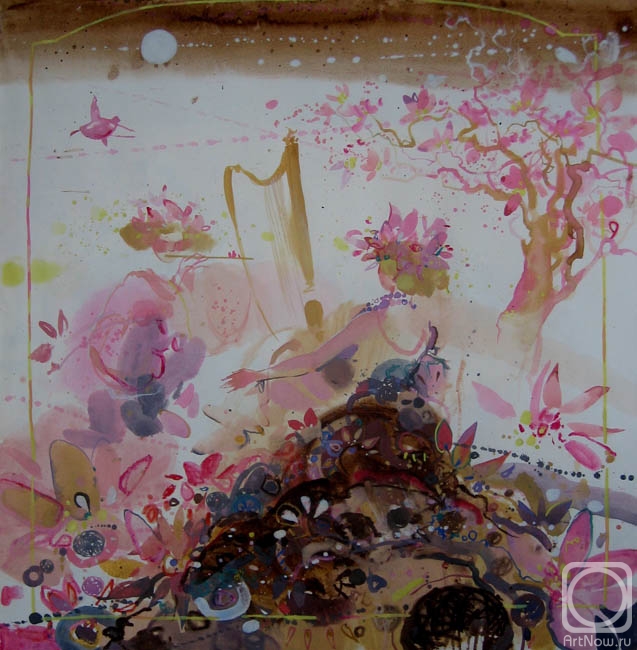 Luchkina Yulia. Pink flower's day