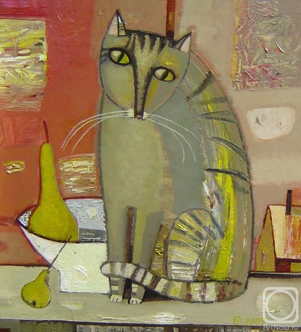 Gorshunova Tatiana. Stripy cat