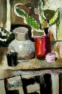 Still life with cactus and milkman. 2006. Makeev Sergey