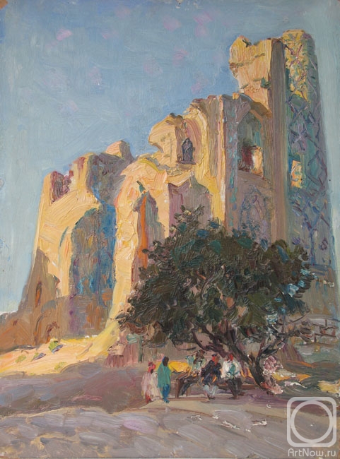 Petrov Vladimir. Samarkand. The ruins of the Bibi-Khanim Mosque