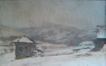 winter at the country. Umanets Yuriy