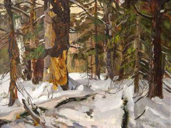 Under the spruce. Korznyakov Nikolay