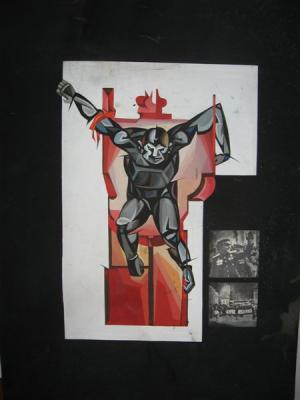 The lower part of the polyptych "XX century"