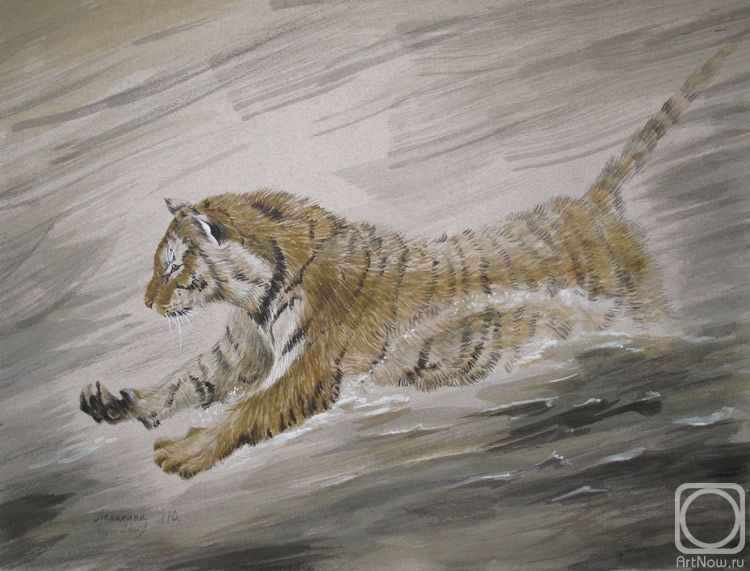 Lesokhina Lubov. Year of the Tiger. Hunter