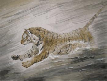 Year of the Tiger. Hunter. Lesokhina Lubov