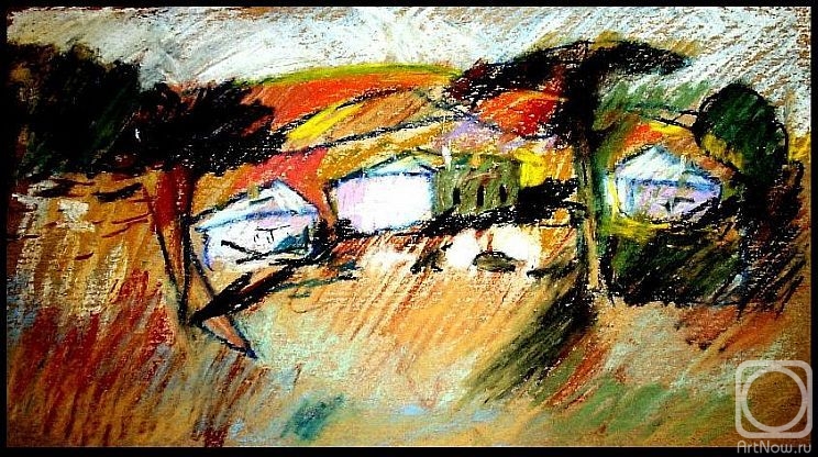 Makeev Sergey. Houses under the mountain. 2009