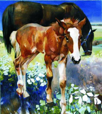 foal (Animal Painter). Voronova Oksana