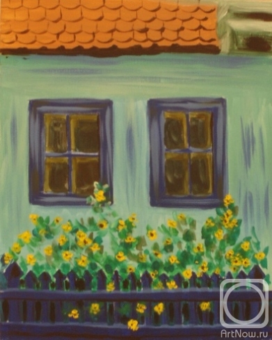 Lukaneva Larissa. Copy 76 (house with front garden)