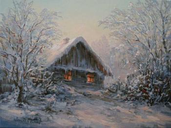 Winter in calm of trees. Ivanenko Michail