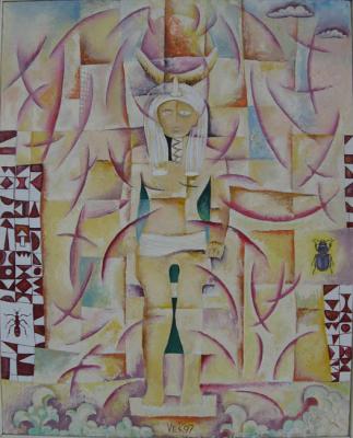 Egyptian mirages. Osiris-Aah. Kuznetsov Vladimir