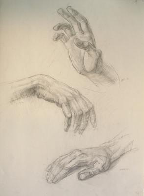 Man`s Hands. Yudaev-Racei Yuri