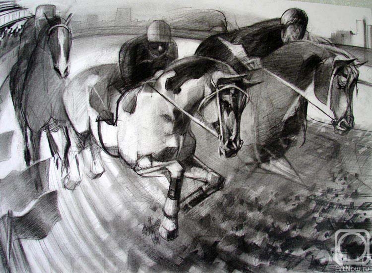 Voronova Oksana. Horse race