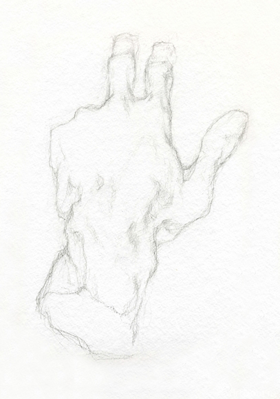 Fayvisovich Aleksandr. O.Rodin "Hand" (Study-5)