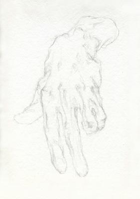 O.Rodin "Hand" (Study-3). Fayvisovich Aleksandr