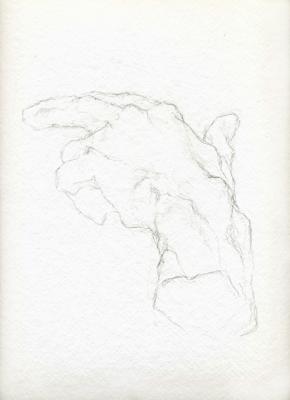 O.Rodin "Hand" (Study-2). Fayvisovich Aleksandr