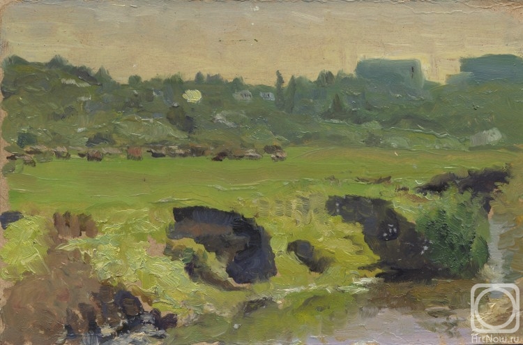 Chernov Denis. A Landscape in the Vicinity of Gavrilovka. Kharkov Region (etude)