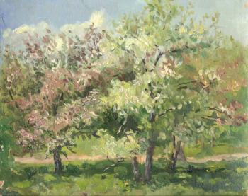 Apple Trees in Blossom. Chernov Denis
