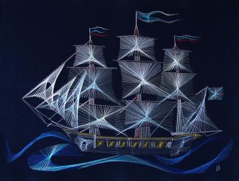 The ship Peace. IXI century, Russia. Voronova Olga