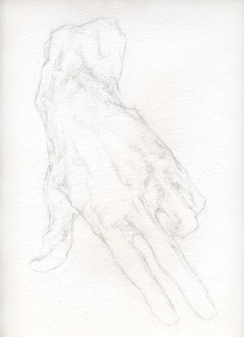 Fayvisovich Aleksandr. O.Rodin "Hand" (Study-1)