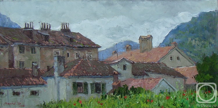 Gololobov Evgenij. Roofs of old Kotor
