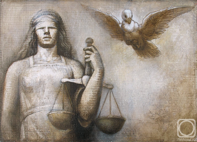 Yudaev-Racei Yuri. Allegory of Justice (esquisse III)