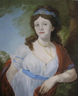 Portrait of Temkina E. G. (copy from the painting by Borovikovsky V. A.). Rogov Vitaly