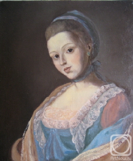 Rogov Vitaly. Portrait of Vorontsova A. M. (copy from the painting by Antropov A. P.)