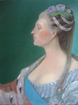 Portrait of Ekaterina Petrovna (free copy). Rogov Vitaly