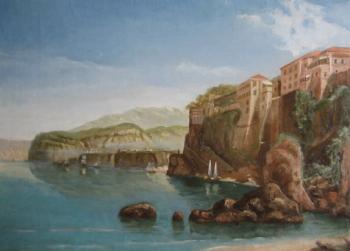 Sorrento in the afternoon (stylization). Rogov Vitaly