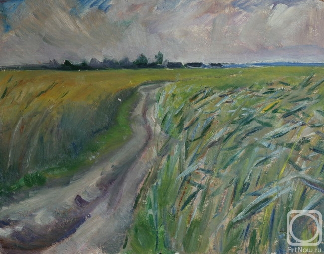 Klenov Valeriy. The road in a field