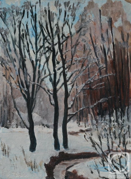 Klenov Valeriy. winter stream 2