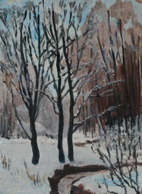winter stream 2. Klenov Valeriy