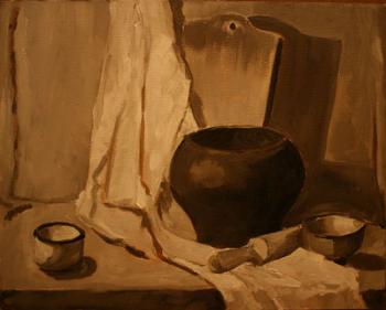 Still life with cauldron. Sorokina Lelia