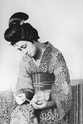 Variations on T. Umiji's Female Images III. Goncharova Katherina