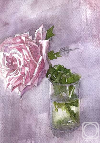 Врубель роза в стакане картина